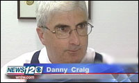 Danny Craig video still by WRDW TV-12 in North Augusta, S.C.