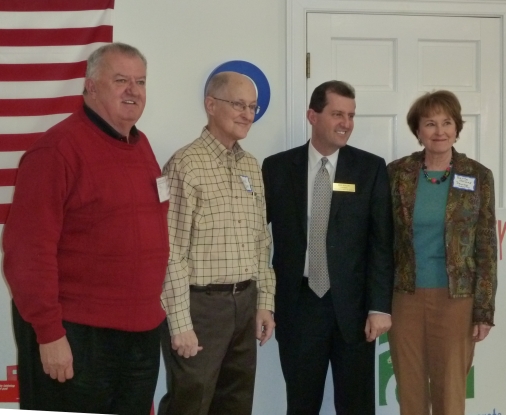 David Robinson, DPG Chairman Mike Berlon, others at 9th District Meeting