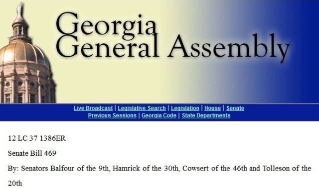 Georgia Senate Bill 469